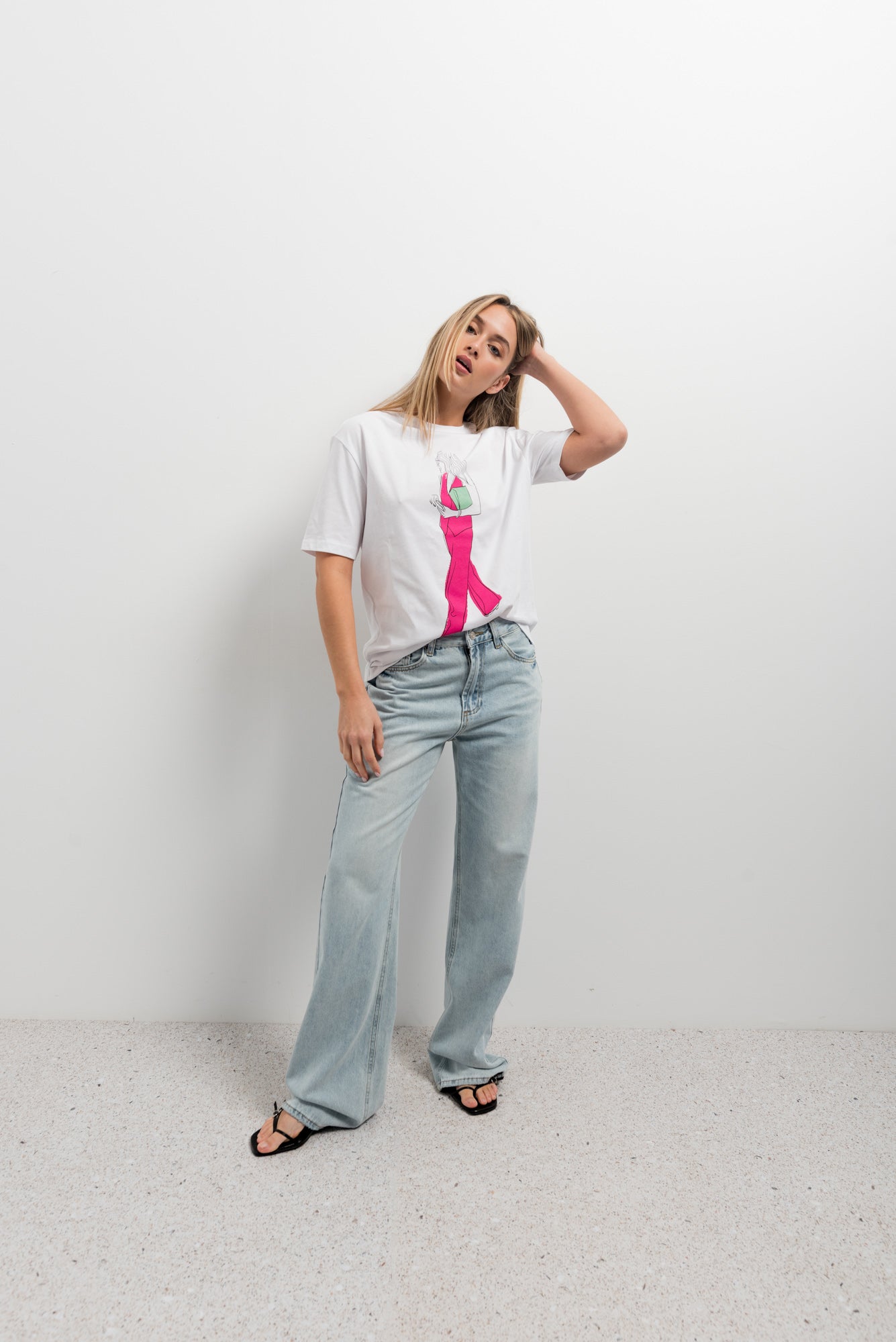 Camiseta estampado frontal