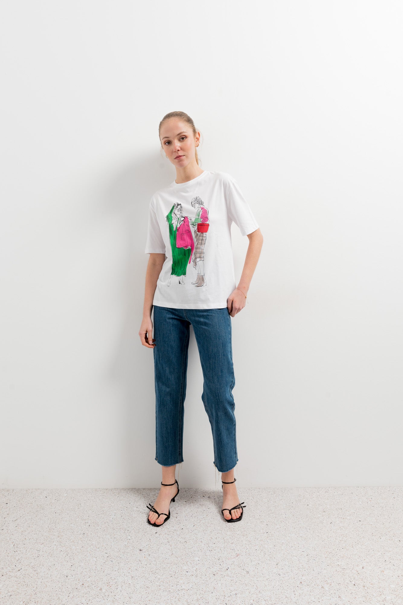 Camiseta estampado frontal