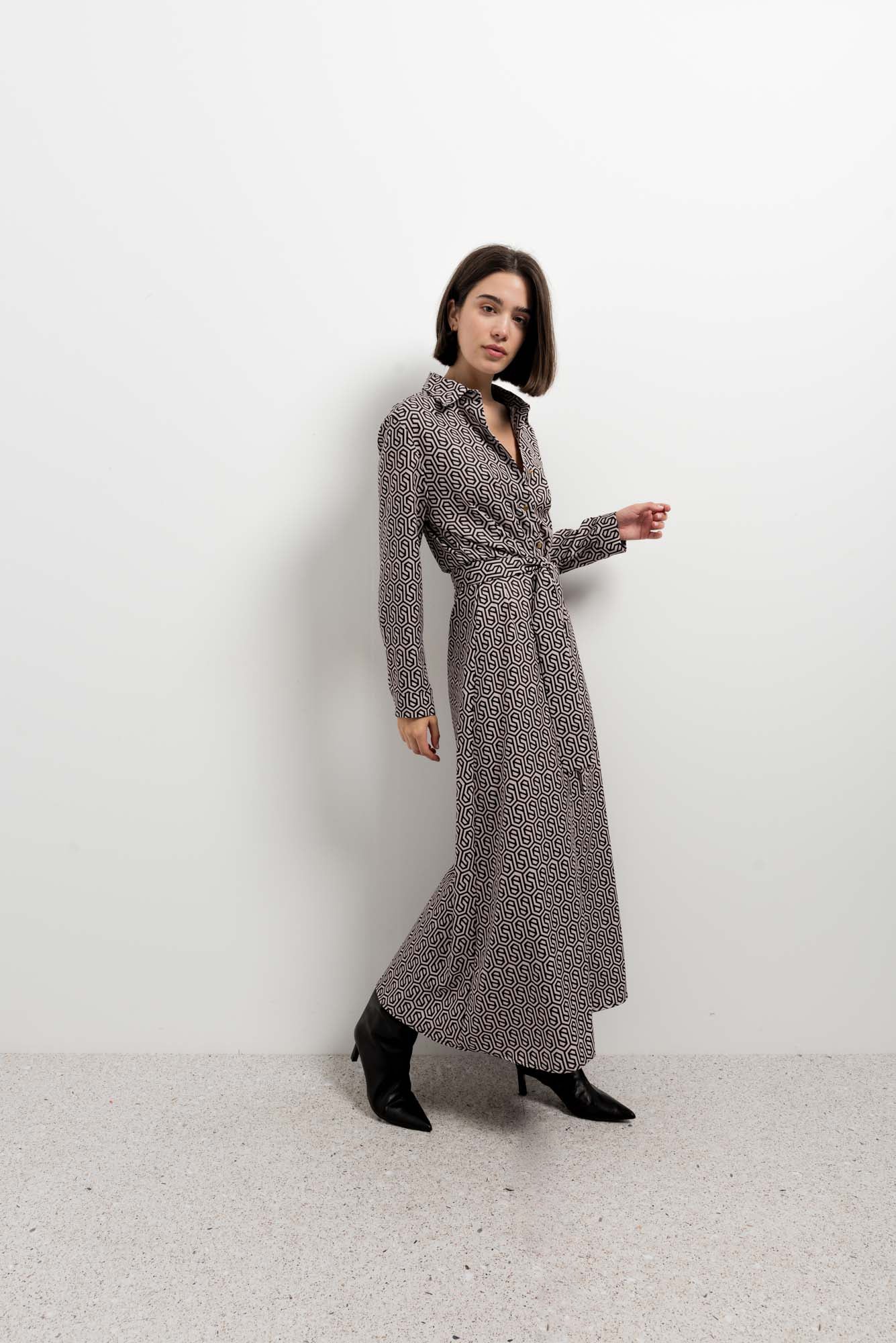 Vestido estampado geometricos