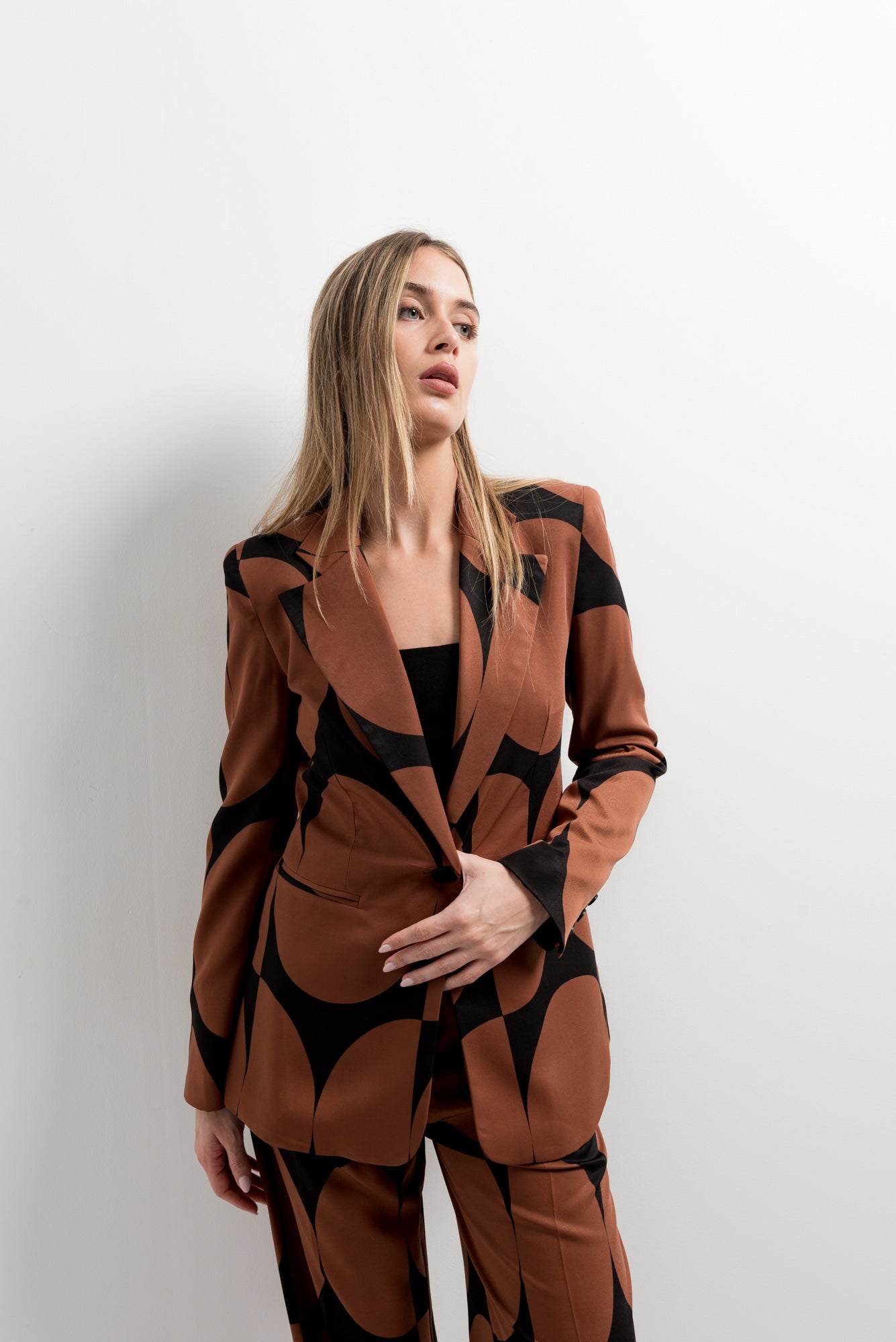 Blazer estampada