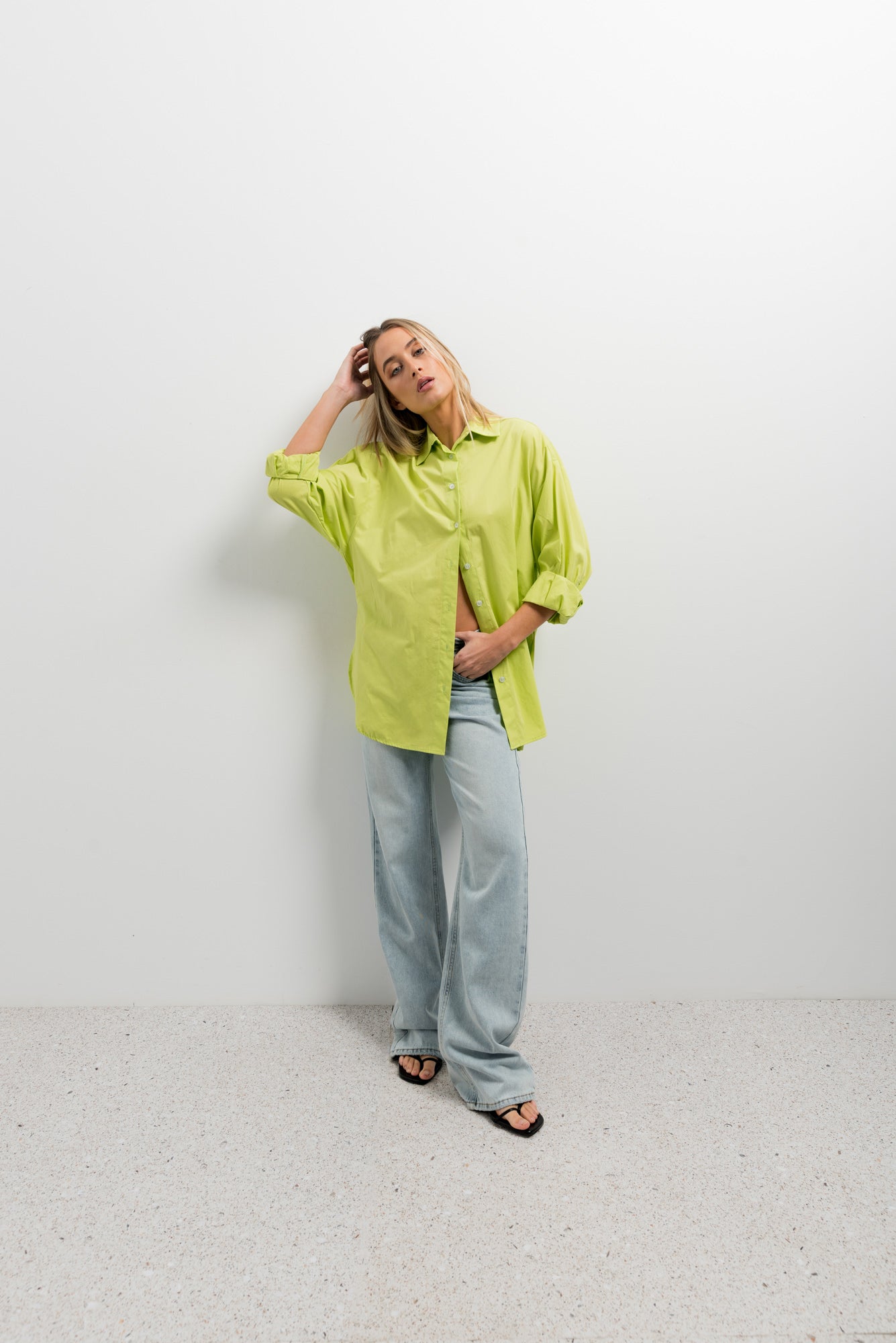 Camisa oversize popelin