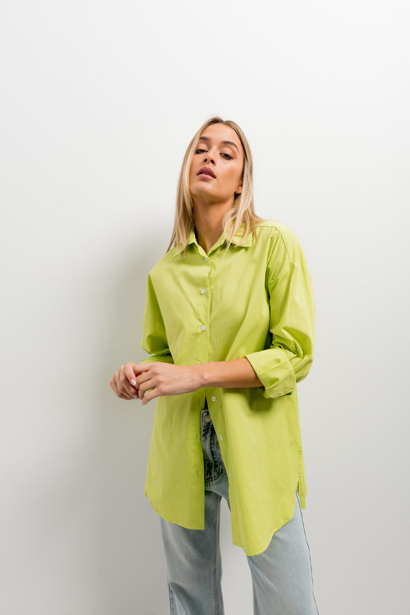 Camisa oversize popelin