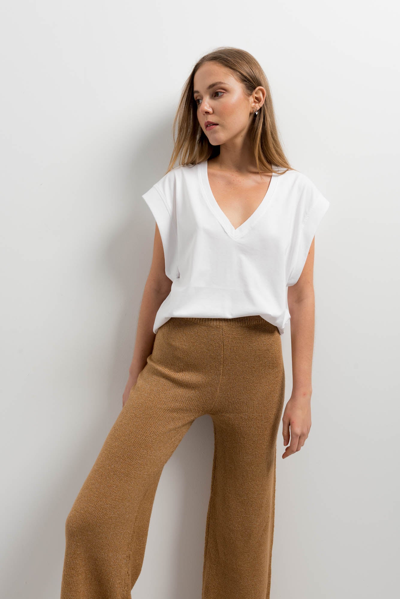 Pantalón ancho punto