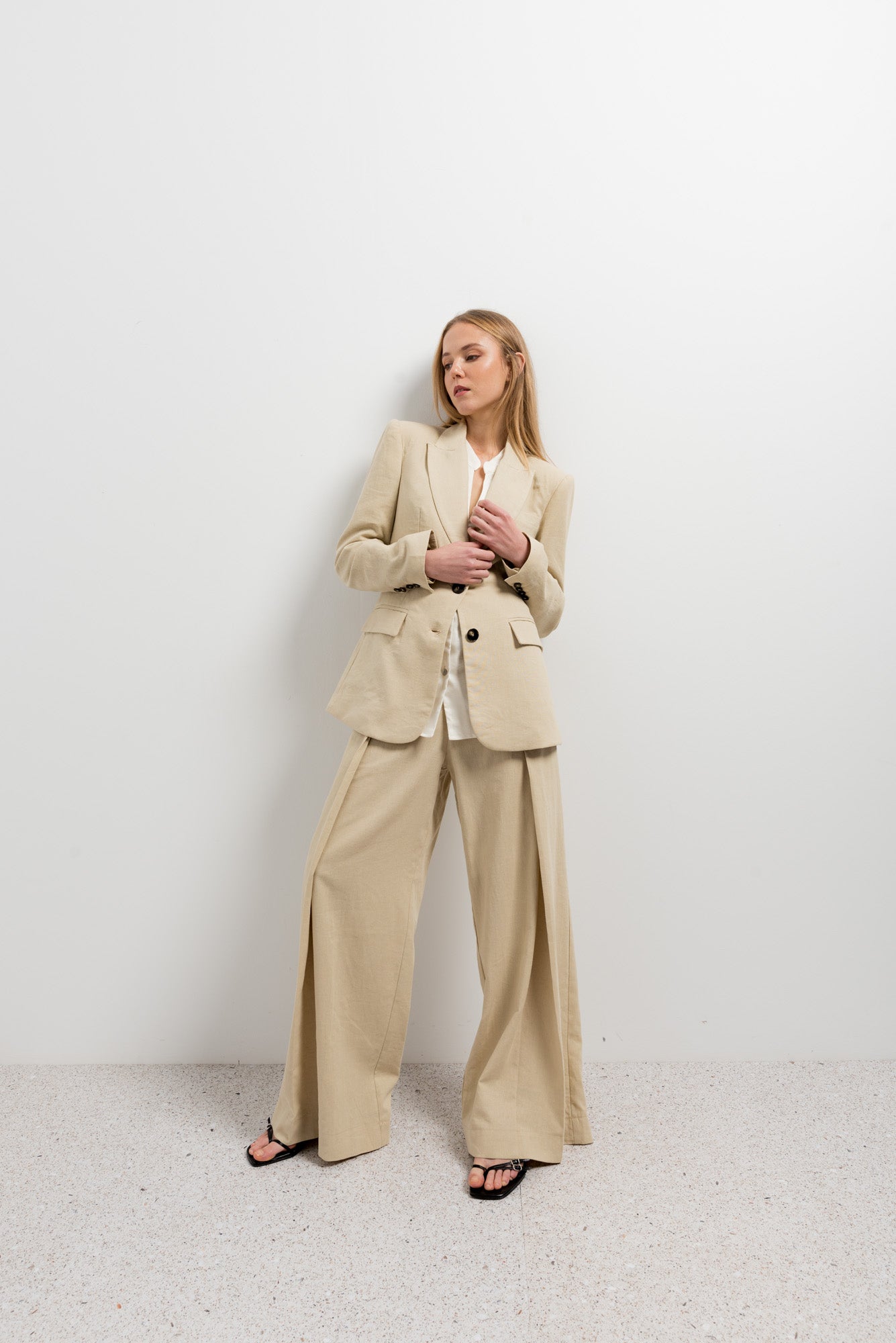 Blazer con lino