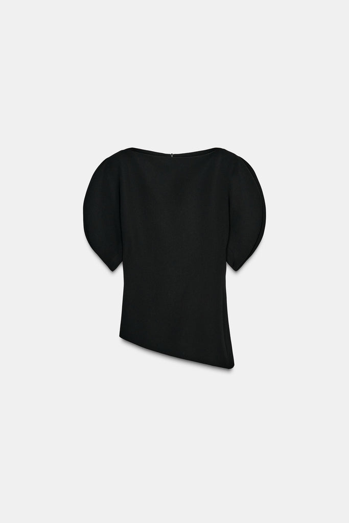 BLUSA COM MANGAS BUFANTES