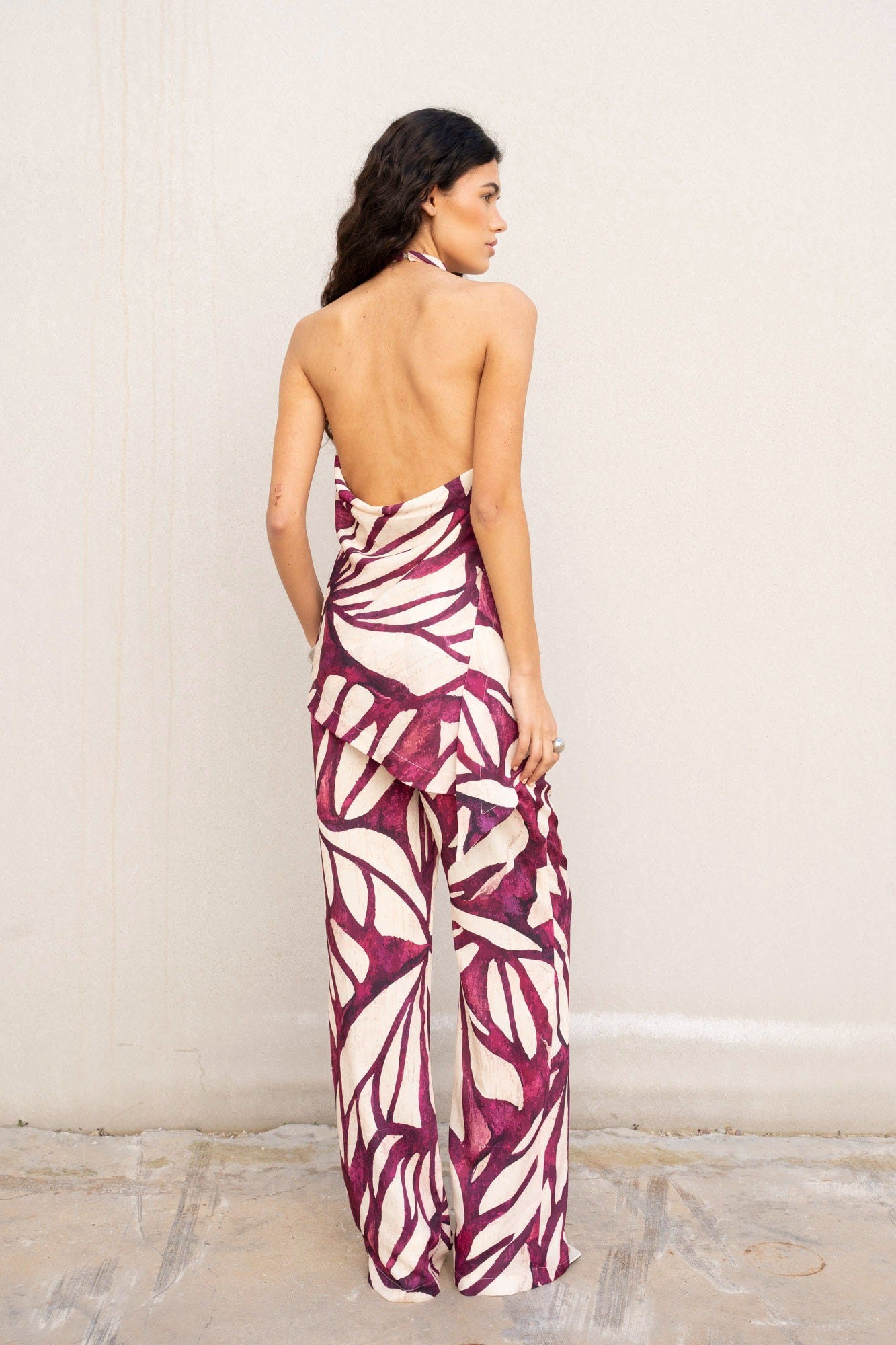 CALÇA FLUIDA ESTAMPADA