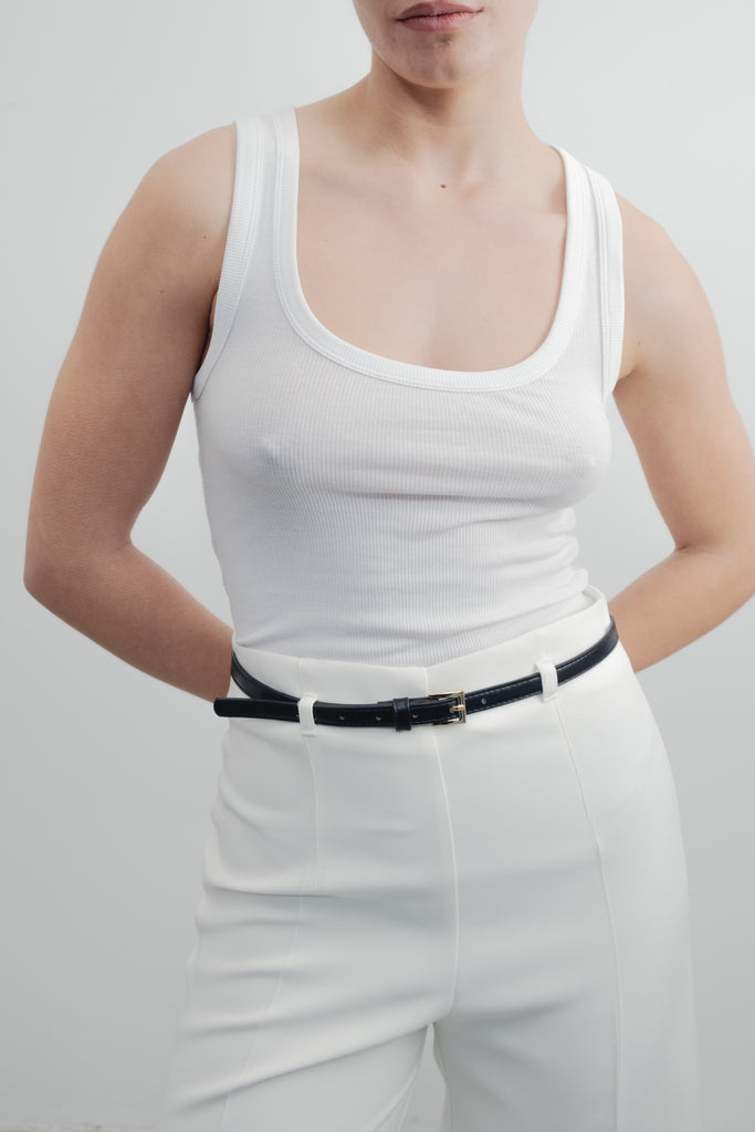 CALÇA CULOTTE COM CINTO