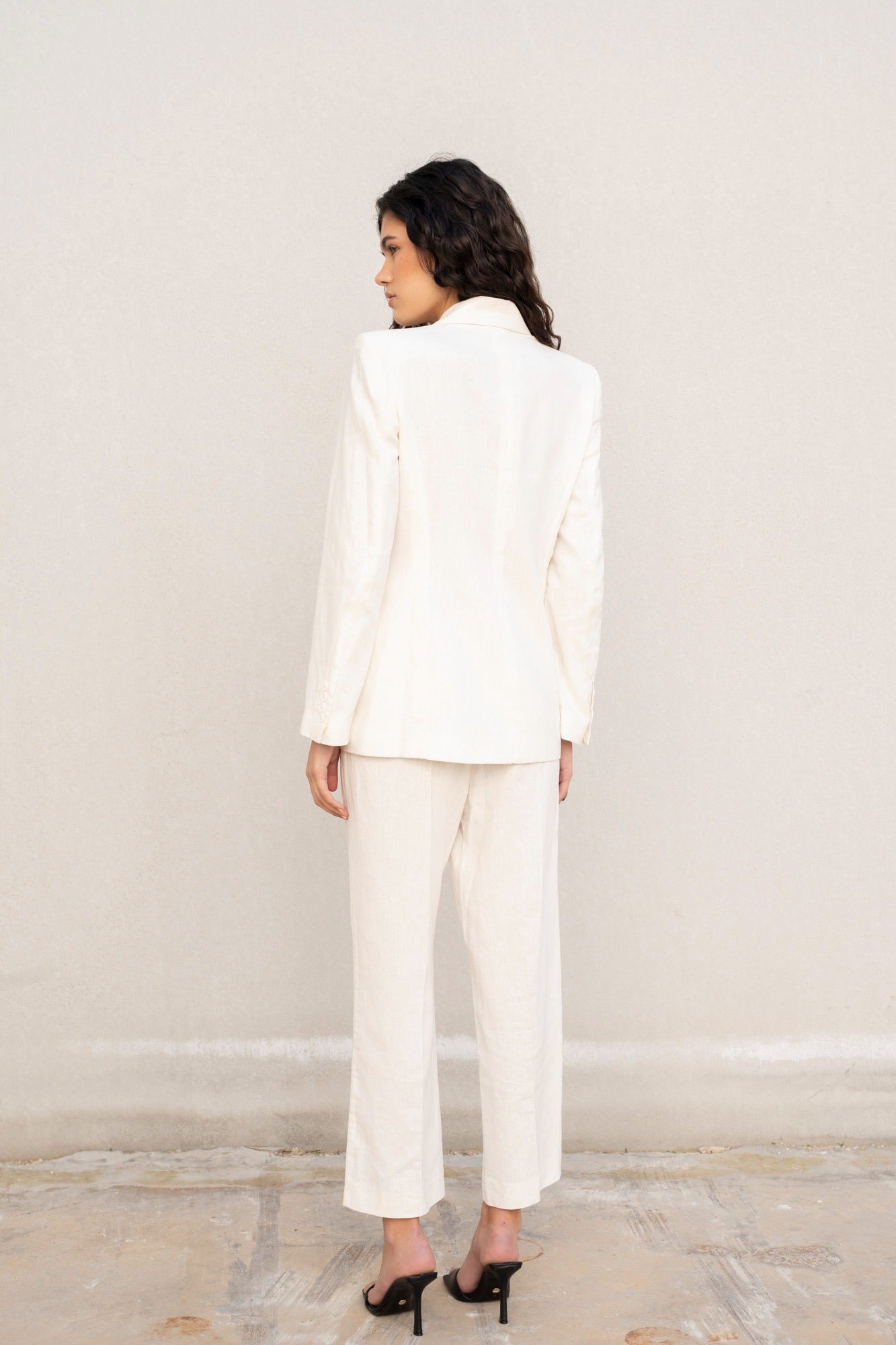 BLAZER DE LINHO CRU