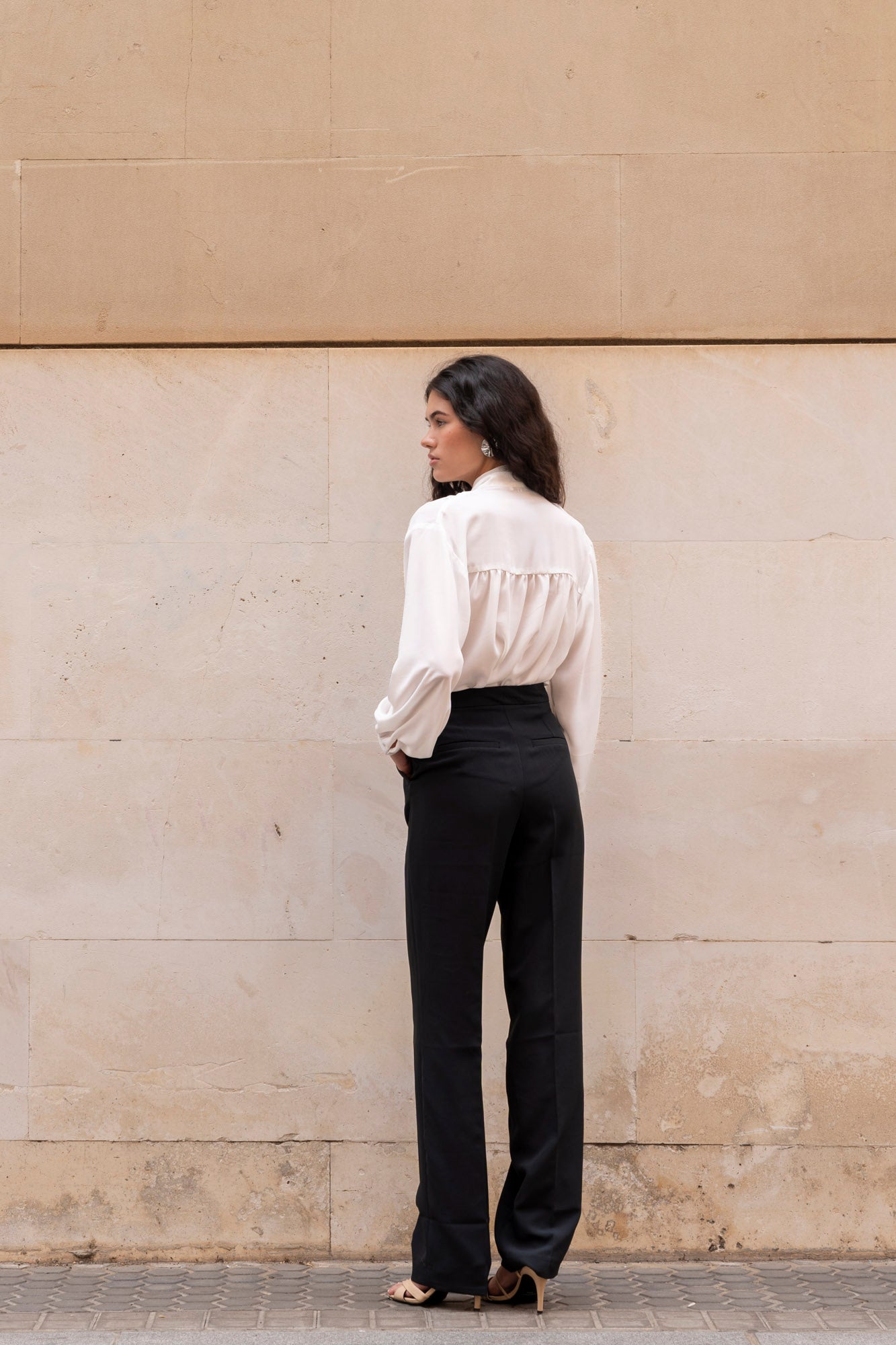Blusa Fluida com laço