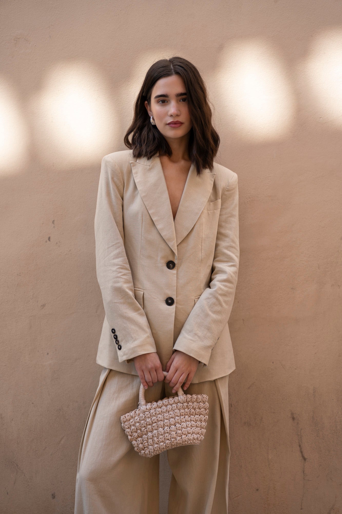 Blazer con lino