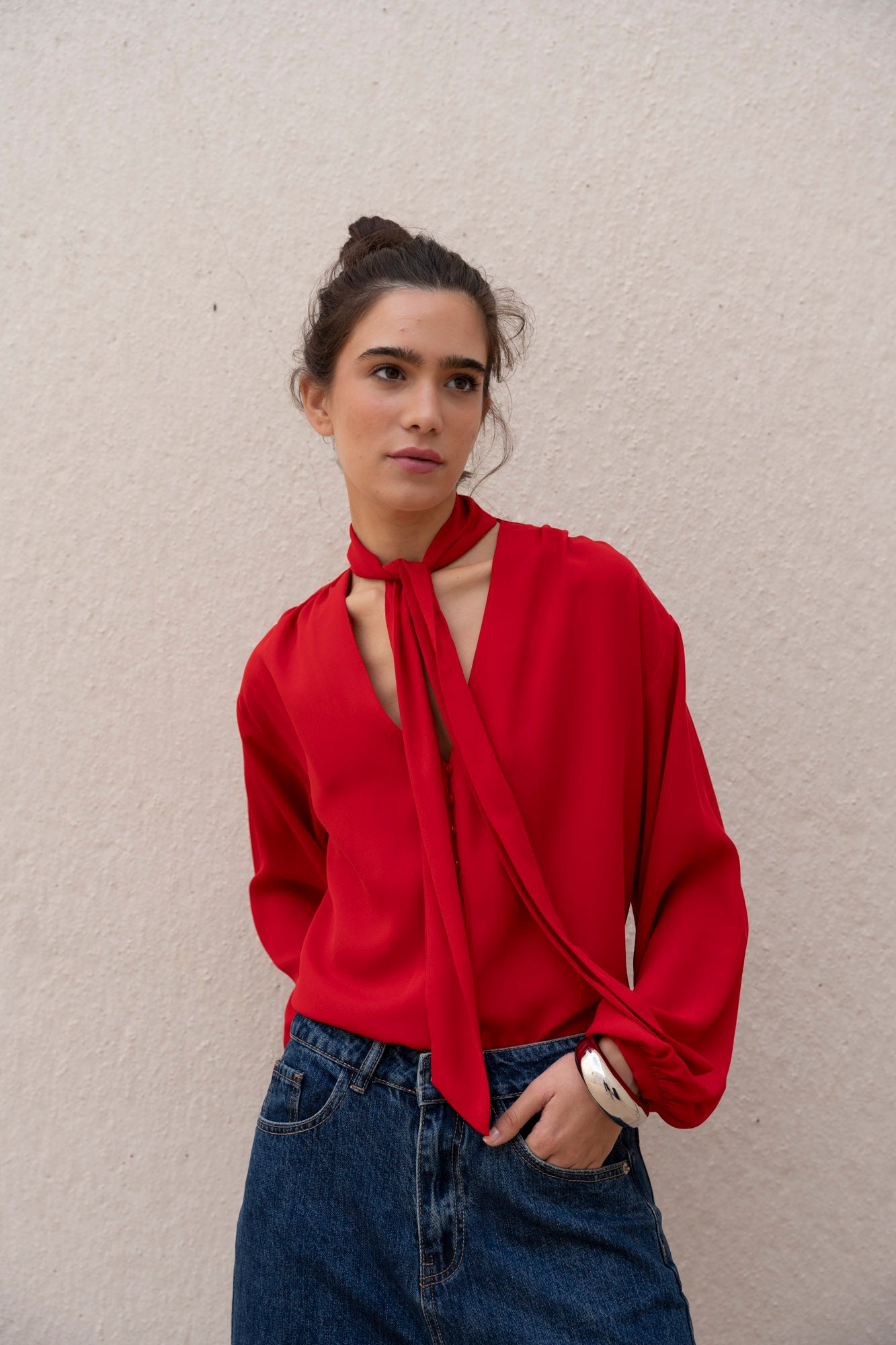 Blusa fluida