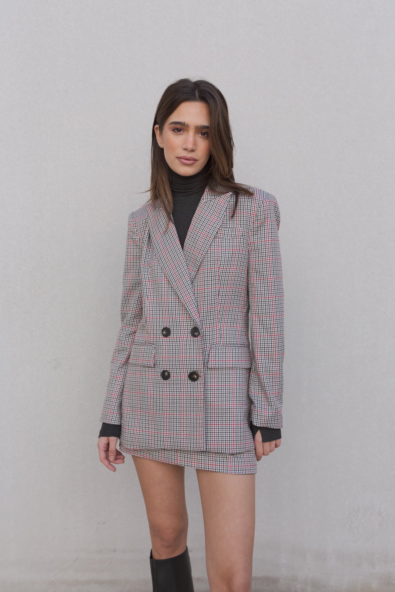 Blazer cruzada botones