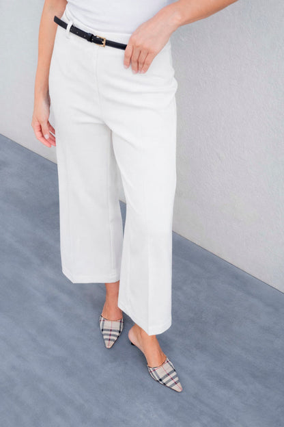 CALÇA CULOTTE COM CINTO