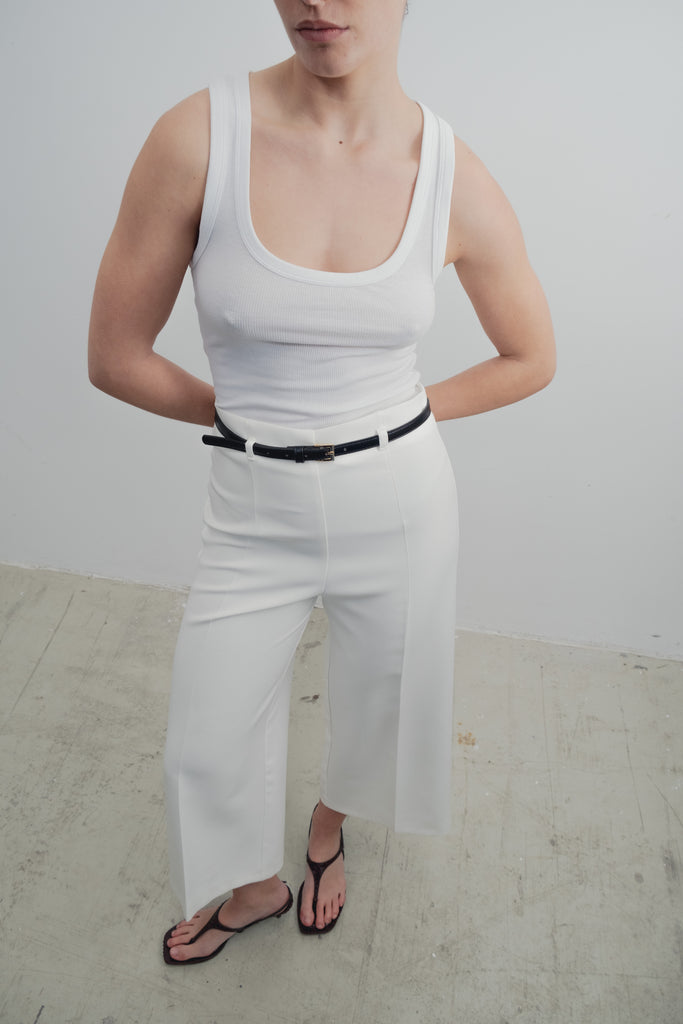 CALÇA CULOTTE COM CINTO
