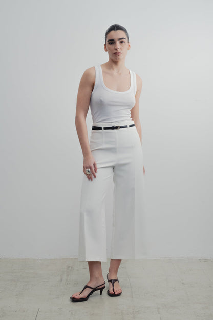 CALÇA CULOTTE COM CINTO