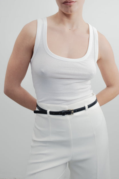 CALÇA CULOTTE COM CINTO