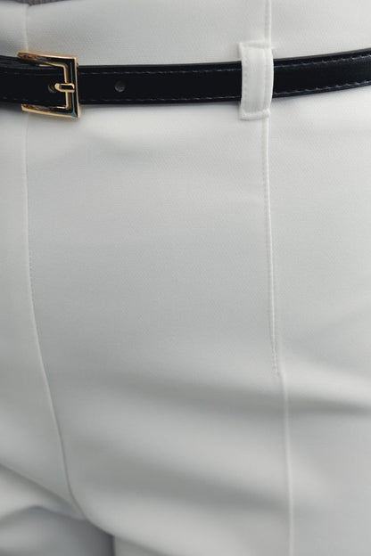 CALÇA CULOTTE COM CINTO