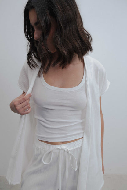 BLUSA DE KIMONO CROSSOVER