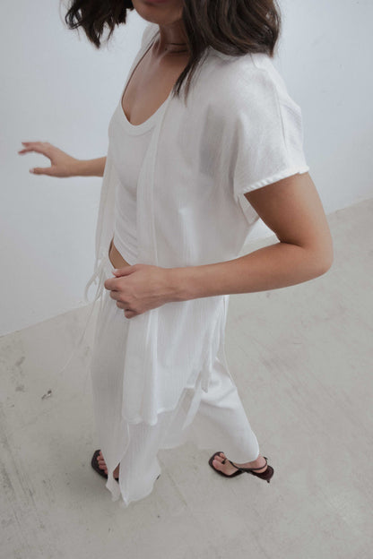 BLUSA DE KIMONO CROSSOVER