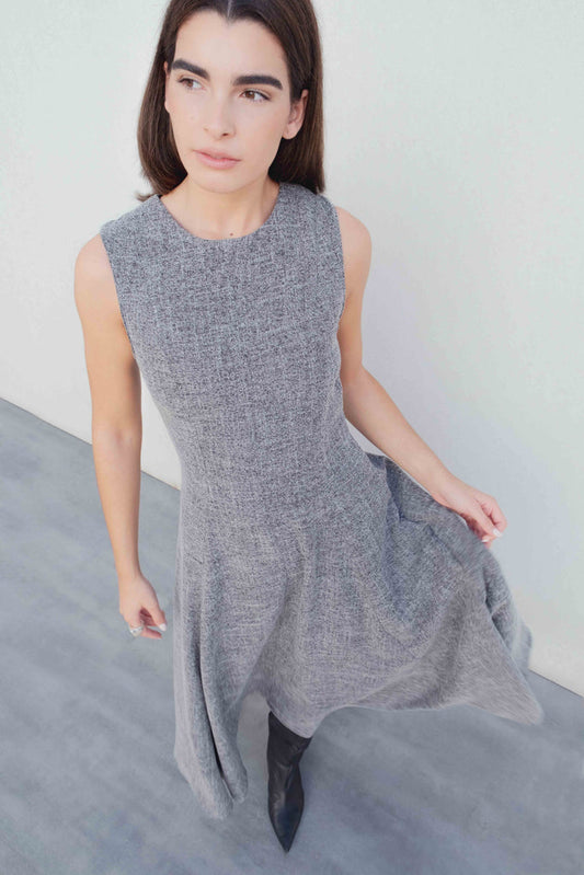 VESTIDO MIDI ESTRUTURADO