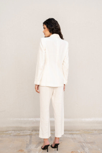 BLAZER DE LINHO CRU