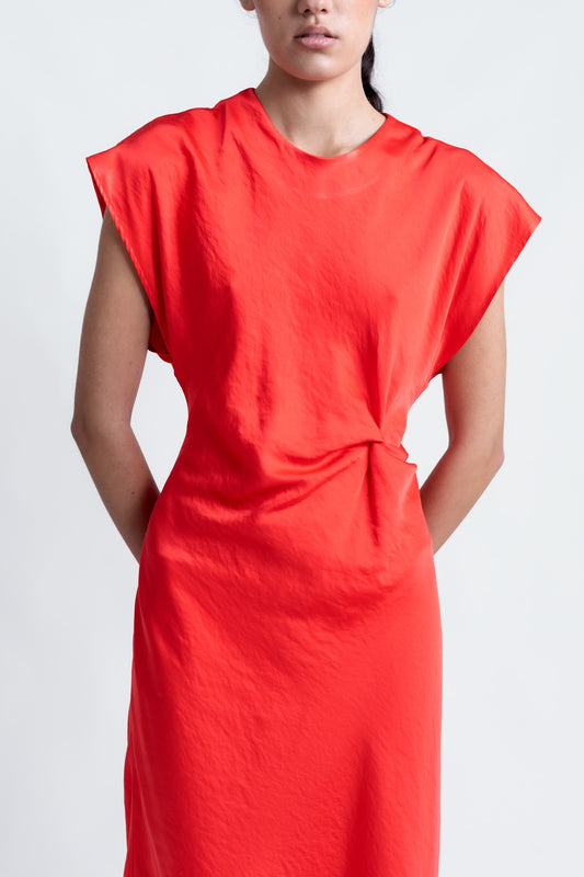 VESTIDO COM NÓ FRONTAL